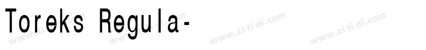 Toreks Regula字体转换 Toreks Regula字体转换